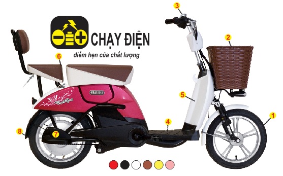 Xe đạp điện Yamaha Kute Girl F